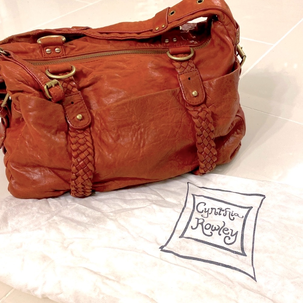 Cynthia Rowley- luggage/brown Leather Bag